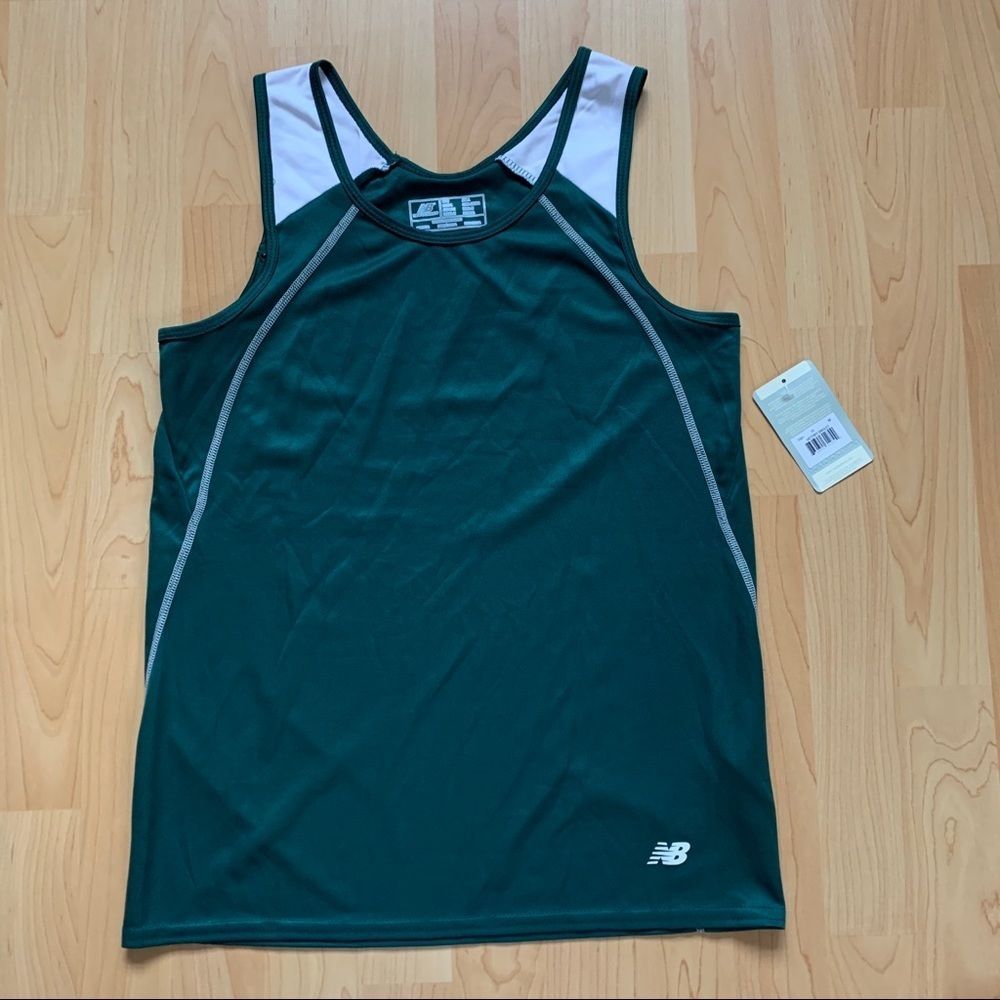 New Green New Balance Tank Top
